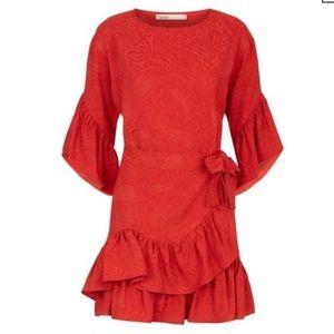 Maje Rahima Ruffle Dress, Size 2